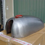 GASTANK - BARE STEEL - NORTON COMMANDO HI-RIDER - N