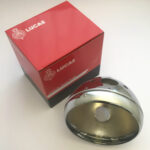 ASSEMBLY--HEADLAMP SHELL & RIM -1968-70 - GENUINE LUCAS - N